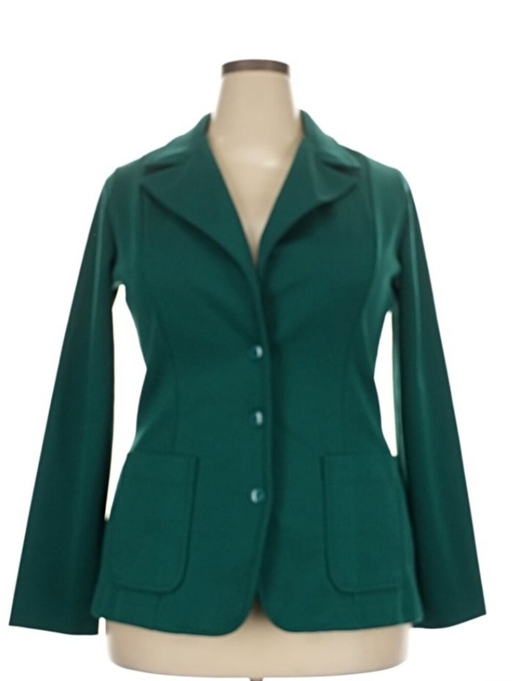 Women's Emerald Green Tailored Blazer Jacket